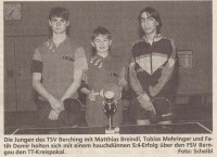 Jungen 1 Kreispokalsieger 1997